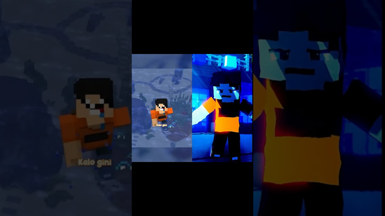 [Animasi VS Original] Pasti Makhluk Laut Merasa Senang!! #Animasi #Minecraft #Indonesia