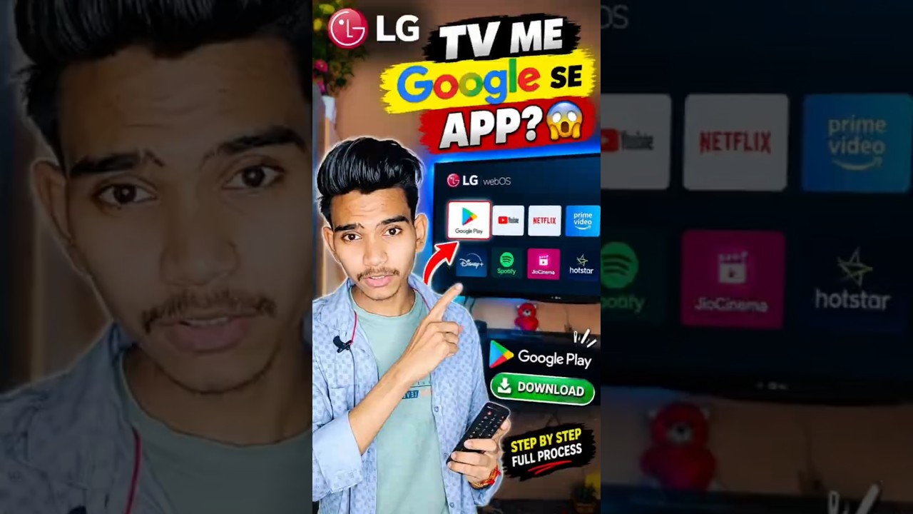 😃 LG Smart TV Me Google Se Apps Download Kaise Kare? 😱🔥 #lgsmarttv #smarttv