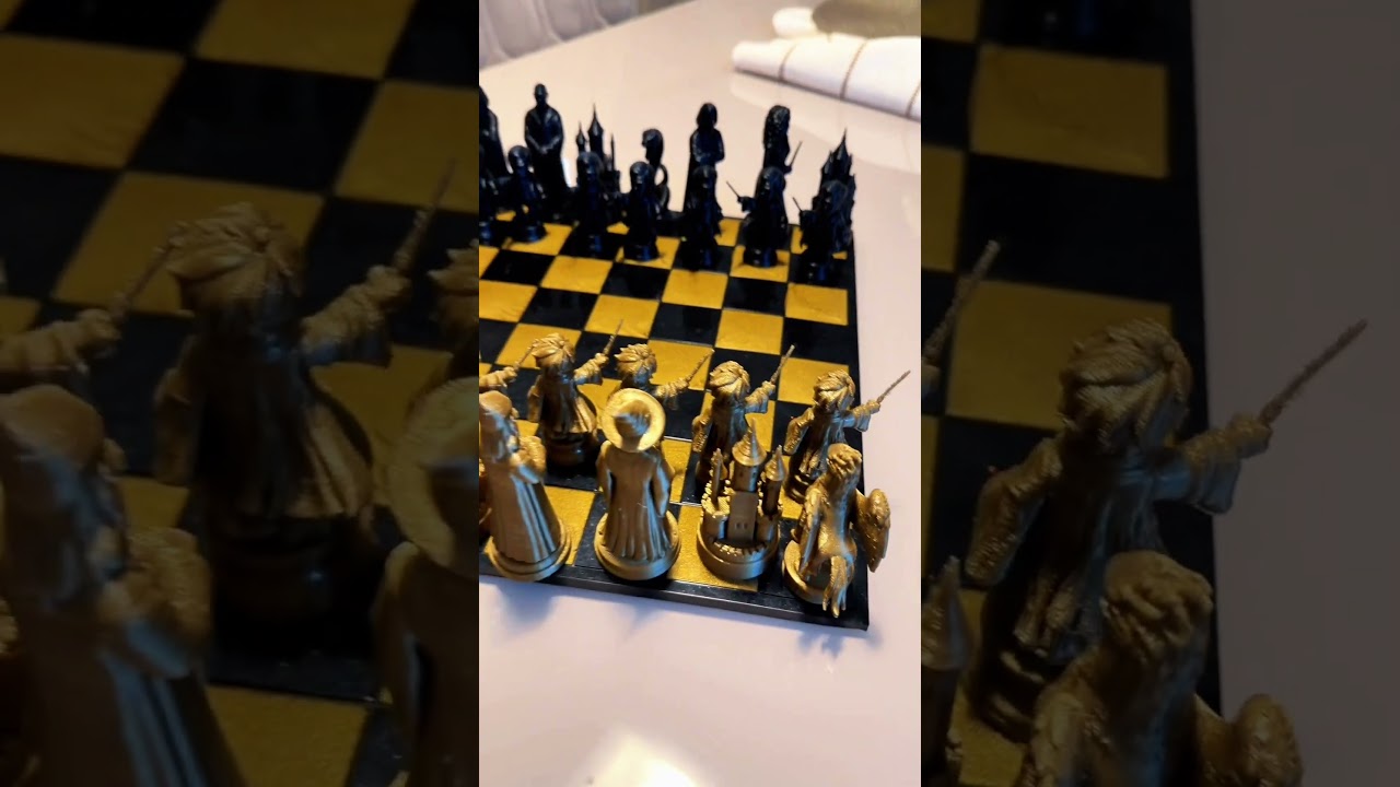 Xadrez do harry potter #impressão3d #chess #resina #harrypotter