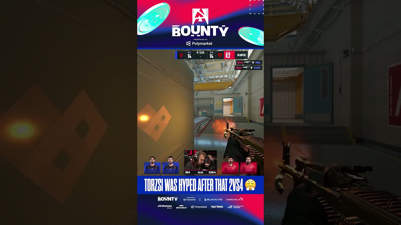 torzsi was HYPED after that 2vs4 👏😤 @mousesports