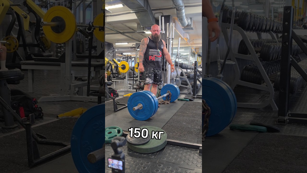 Аксель 150 не смог #бодибилдинг #качалка #бицепс #bodybuilding #powerlifting
