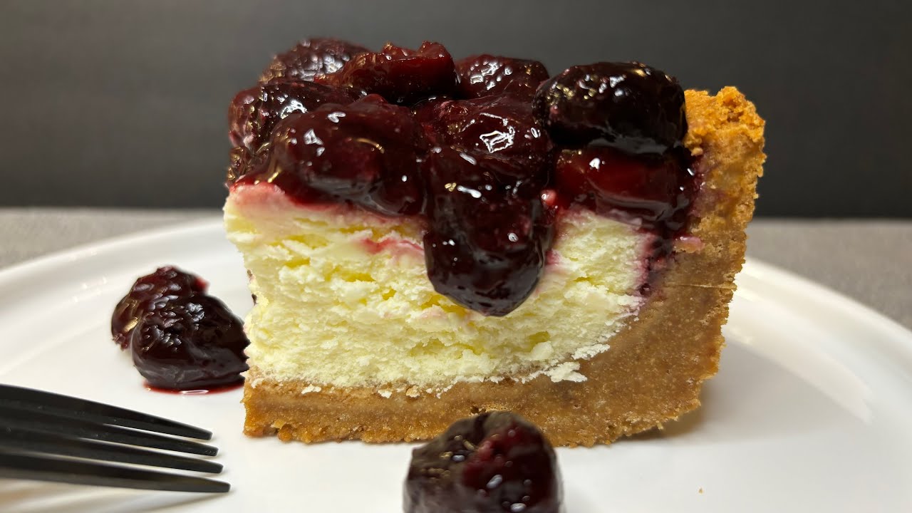 New York Cherry-Cheesecake Recipe 😋