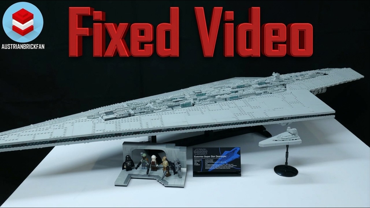 LEGO Star Wars 75457 Executor Super Star Destroyer Speed Build fixed video