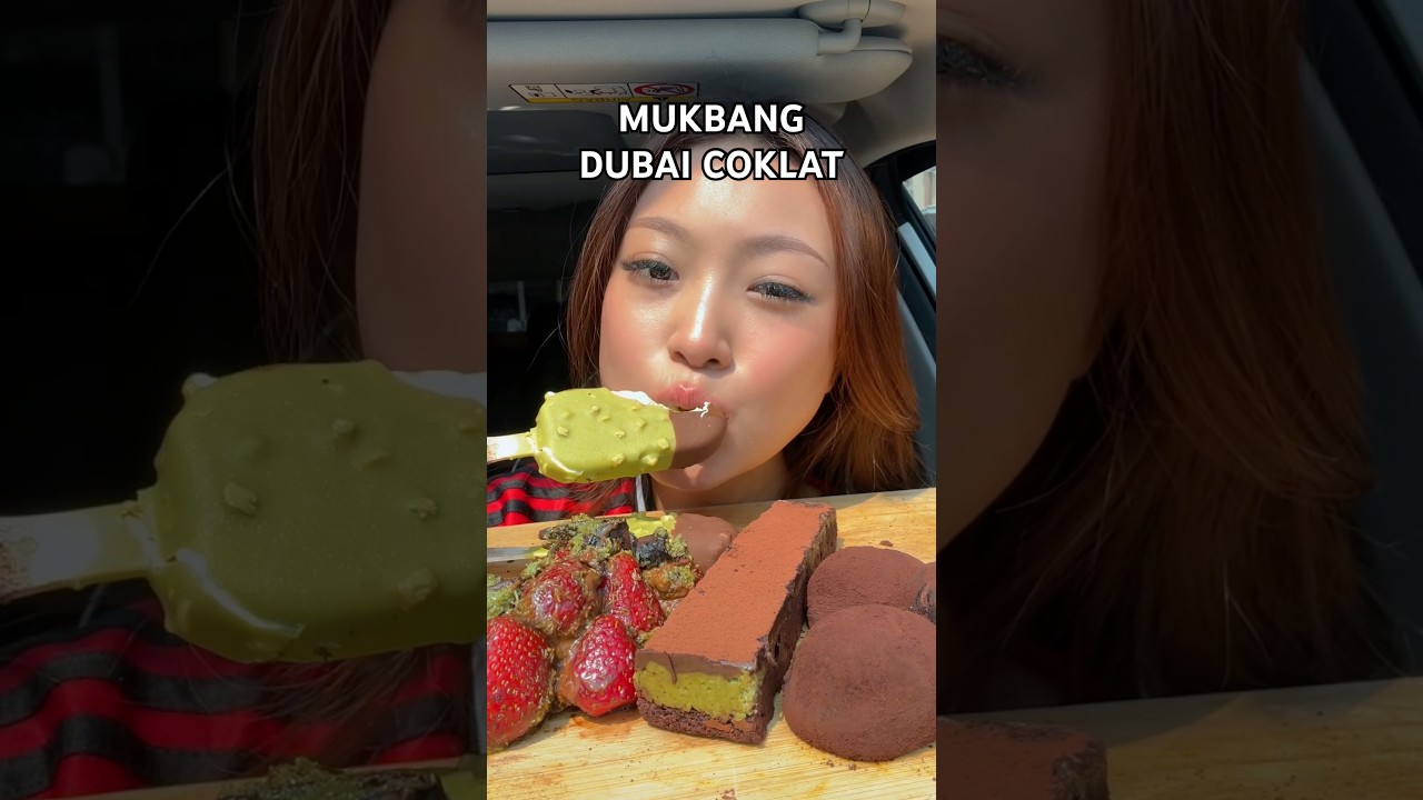 MUKBANG SEMUA DUBAI COKLAT 🍫😋 #mukbang #makananviral