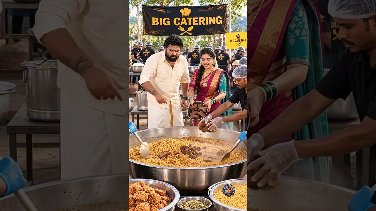 మన  సంప్రదాయాల అసలైన రుచి ఇదే! వెయ్యి నేతి బొబ్బట్లు.. వెయ్యి బూరెలు! #shorts #food #cooking
