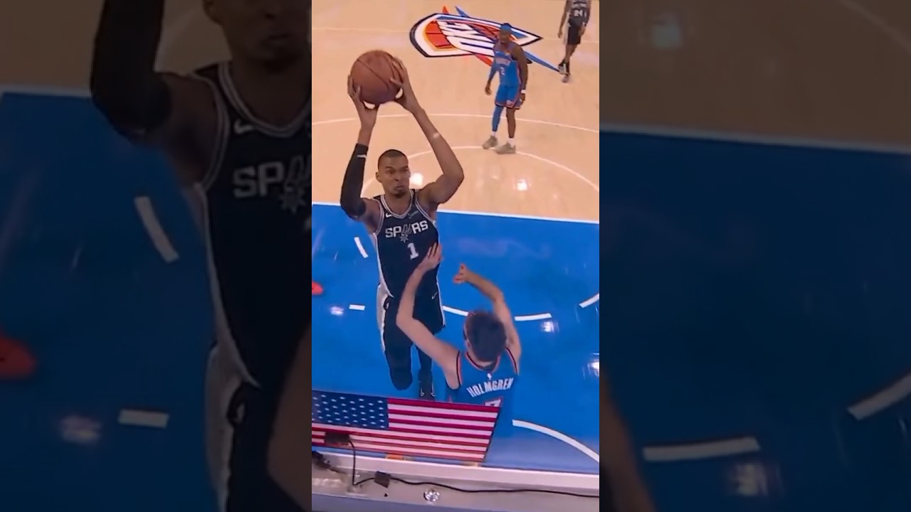Wemby Really Is Not Human 😳 #shorts #basketball #nba