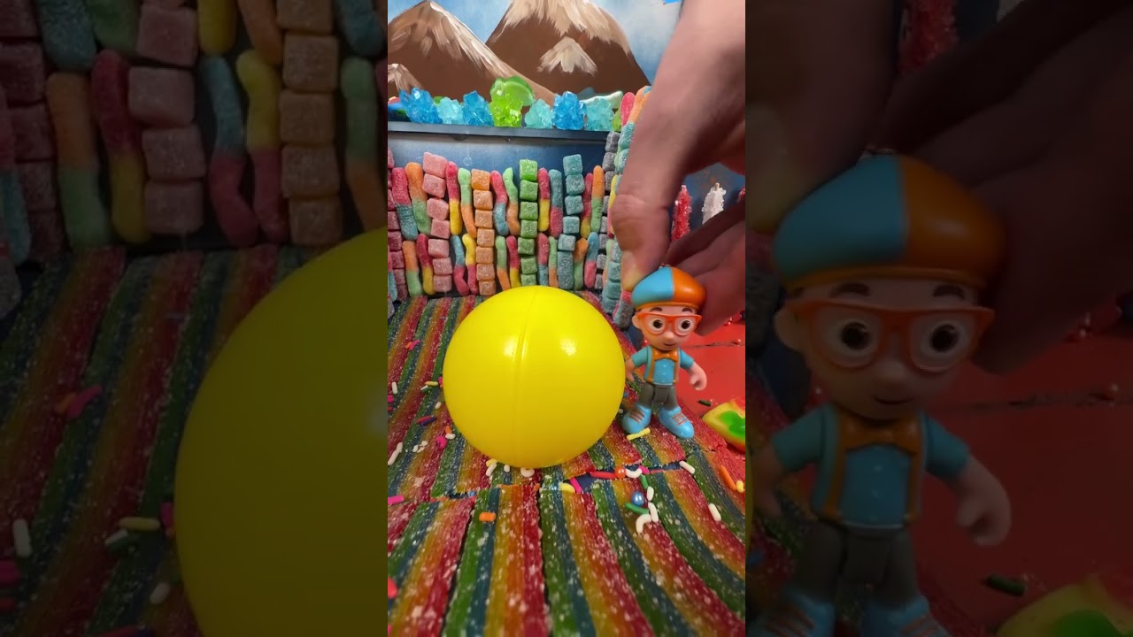 Yummy Candy Maze Challenge with Blippi! #kids #shorts