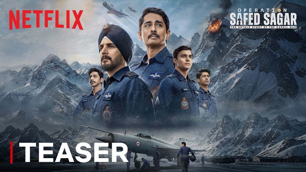 Operation Safed Sagar | Teaser | Siddharth, Jimmy Shergill, Abhay Verma & More | Netflix India