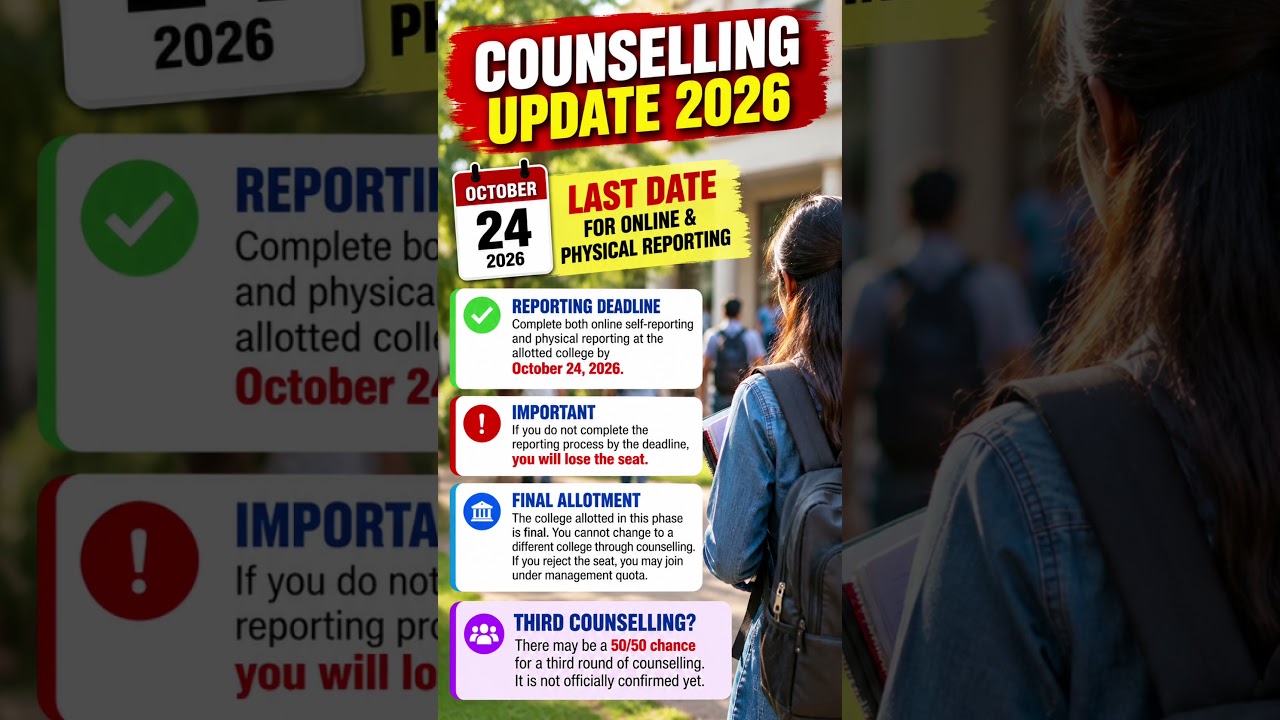 AP PGSET 2026: Second-Phase (Third-Round) Counselling Dates & Schedule best Carrer counseling