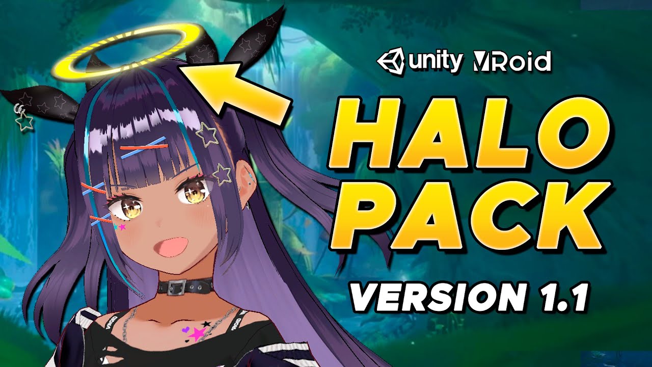 H.A.L.O. Pack has been updated to v1.1! (VSeeFace, VNyan)