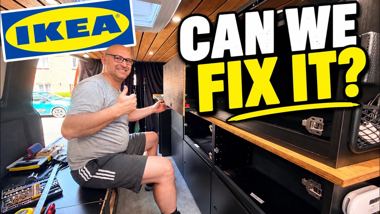 Ford Transit Custom Campervan Conversion Kitchen Cupboards