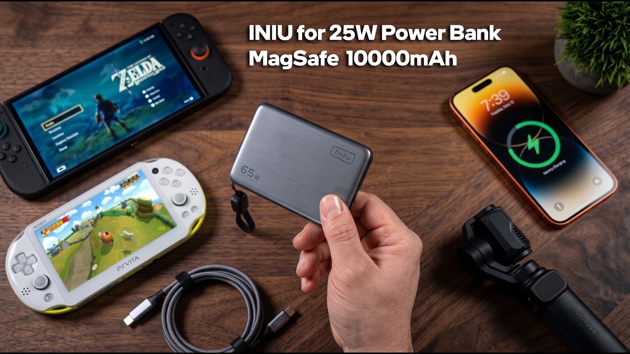 INIU P791 10,000mAh Magnetic Power Bank : A Game Changer For Mobile Devices