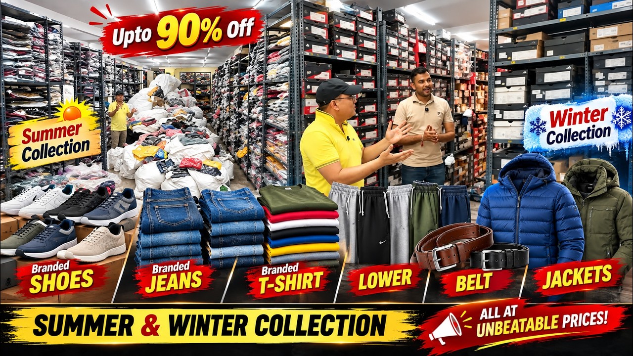Upto 90% OFF Branded Shoes, Jeans, T-Shirts & Summer & Winter Collection