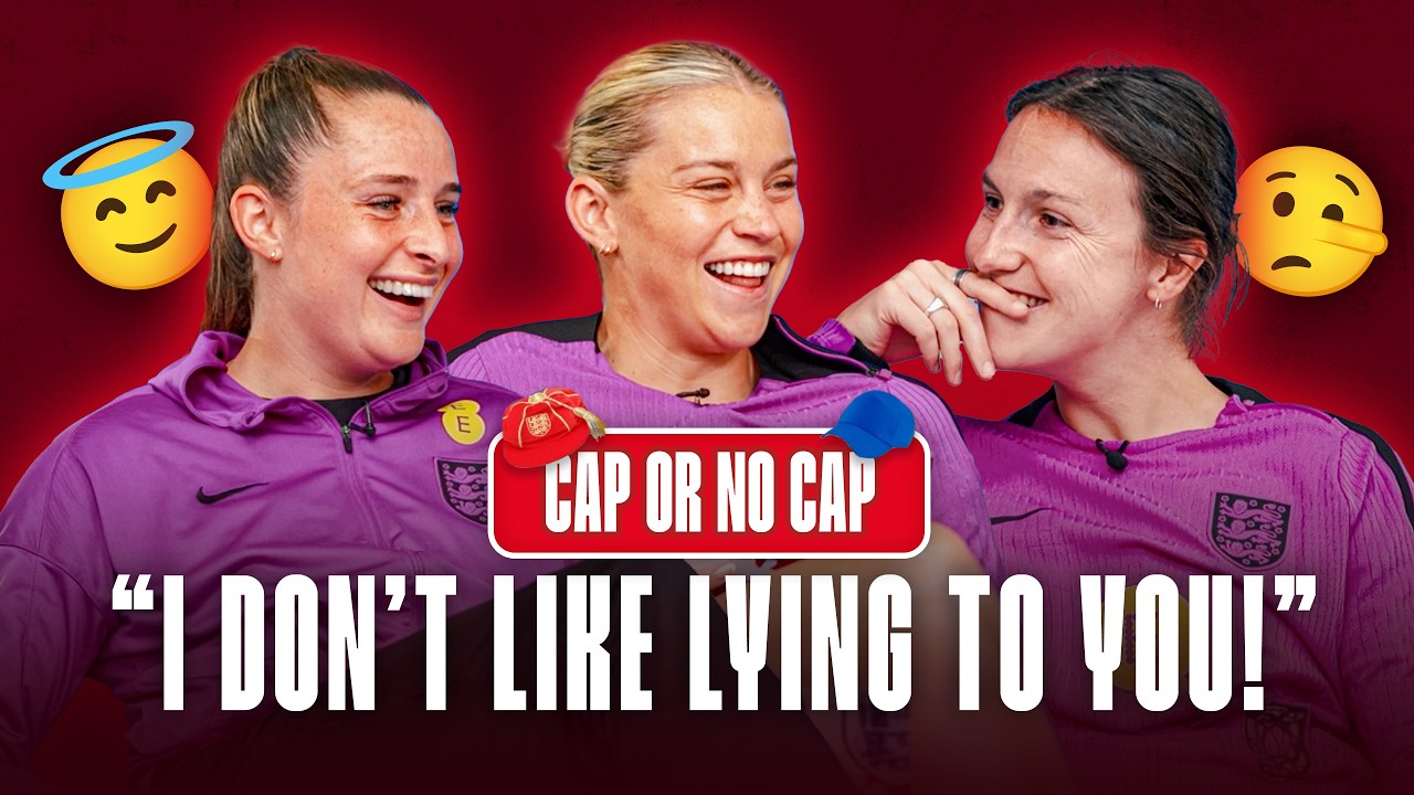 Alessia Russo, Ella Toone, & Lotte Wubben-Moy: What’s the lie? 🤥 Lionesses: Cap or No Cap Episode 3