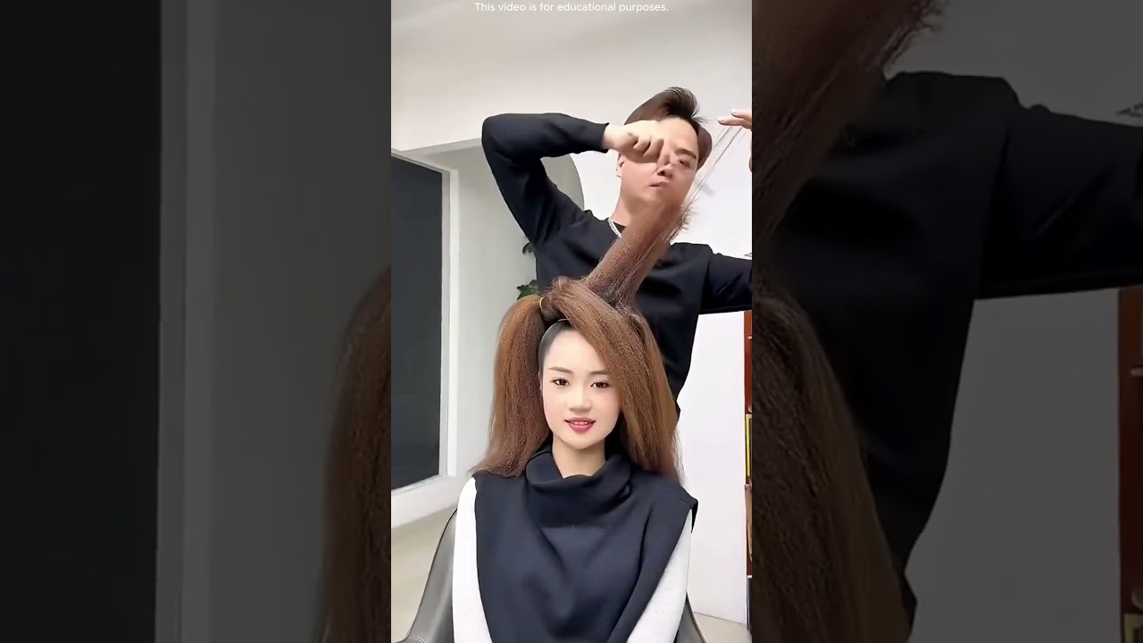 Crazy Hair Transformation Gone Wrong 😳 #shortvideo