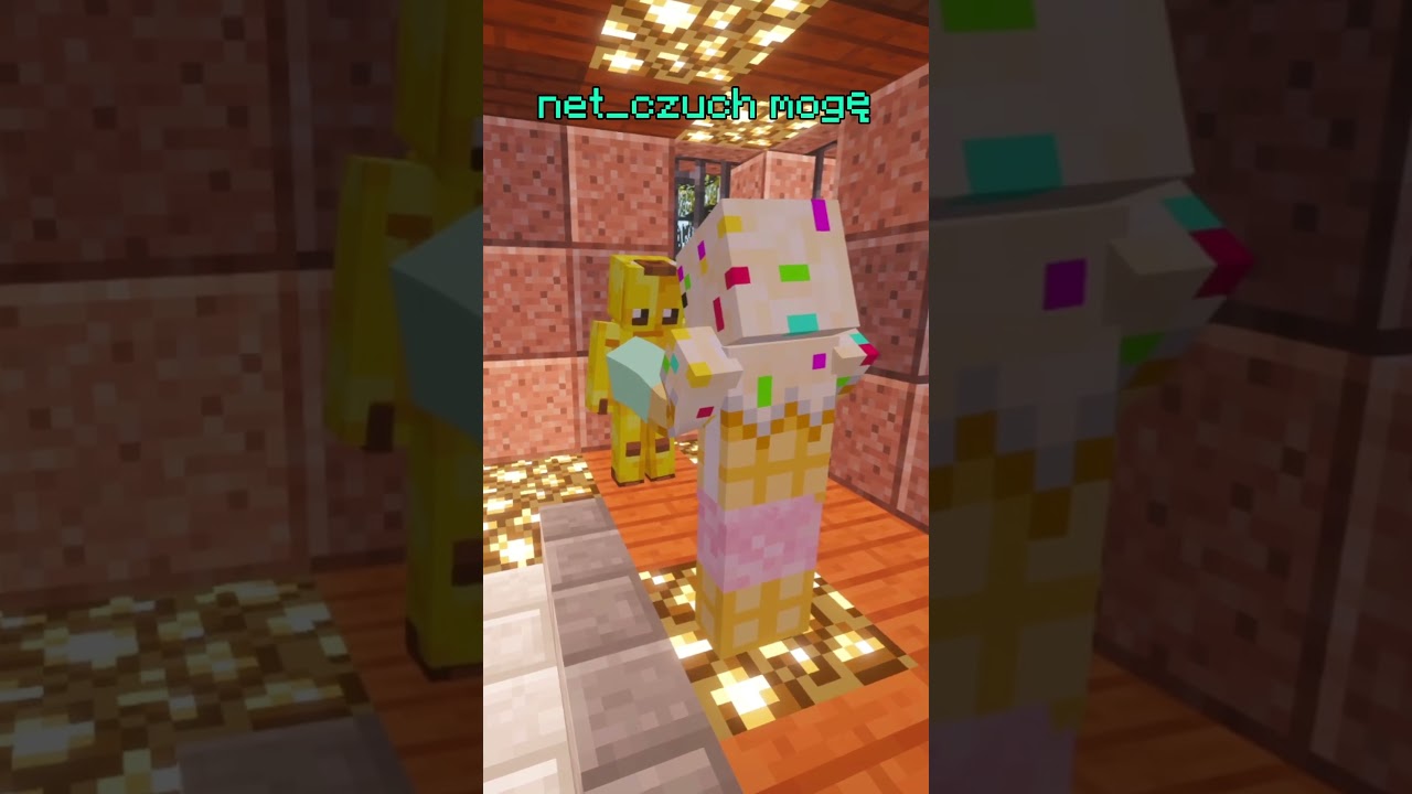 COŚ STRASZNEGO CZEKA W MOJEJ PIWNICY! 🧌 #minecraft #minecraftshorts