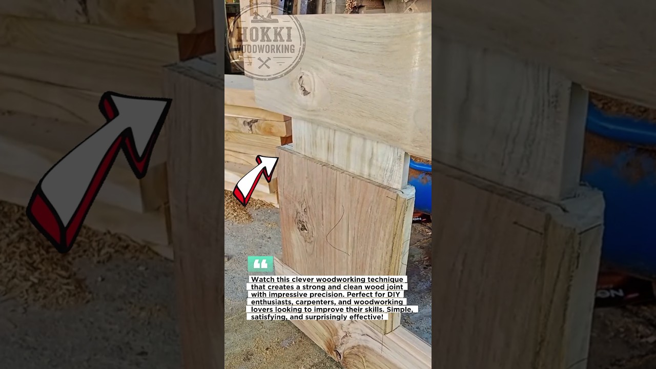 Woodworking Genius! The Perfect Hidden Joint Trick Every DIYer Should Know