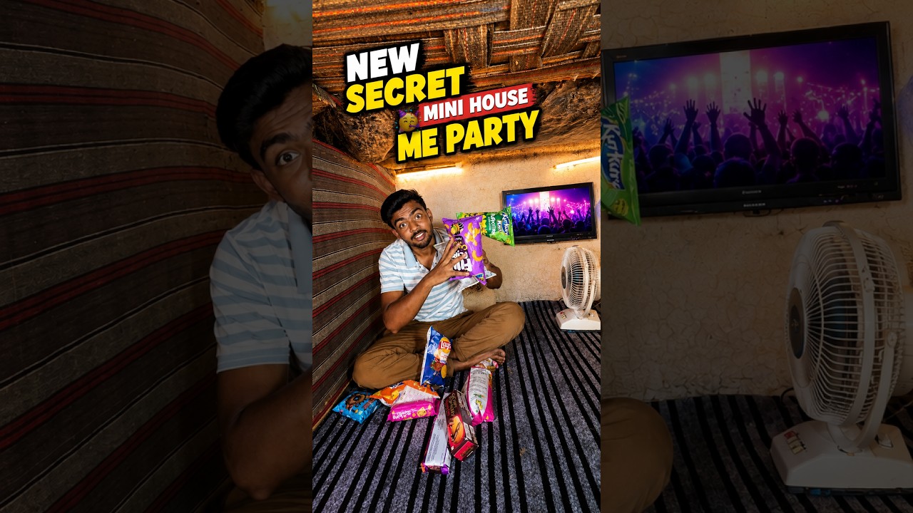 Secret Mini House ki New Light😍 #dailyminivlog #minivlogseries #secrethouse