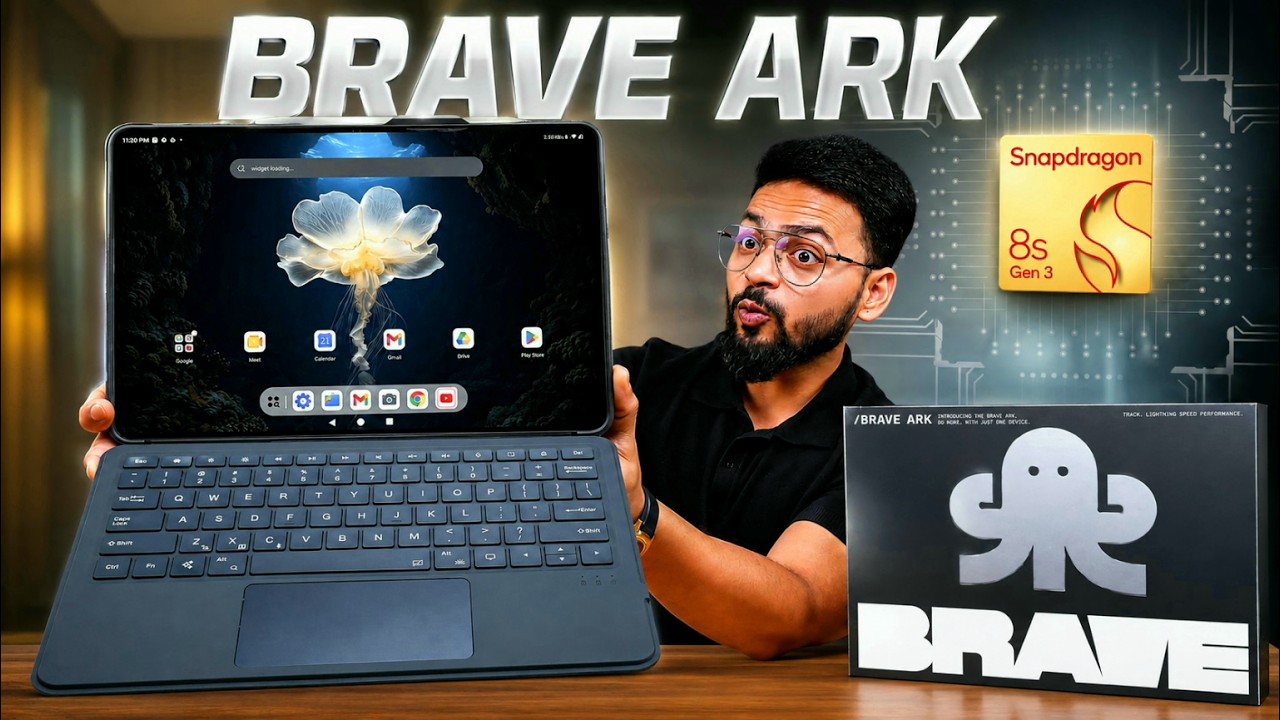 Is This The Best Android Tablet Under ₹40,000.? 🧐 | Brave Ark Review ⚡️