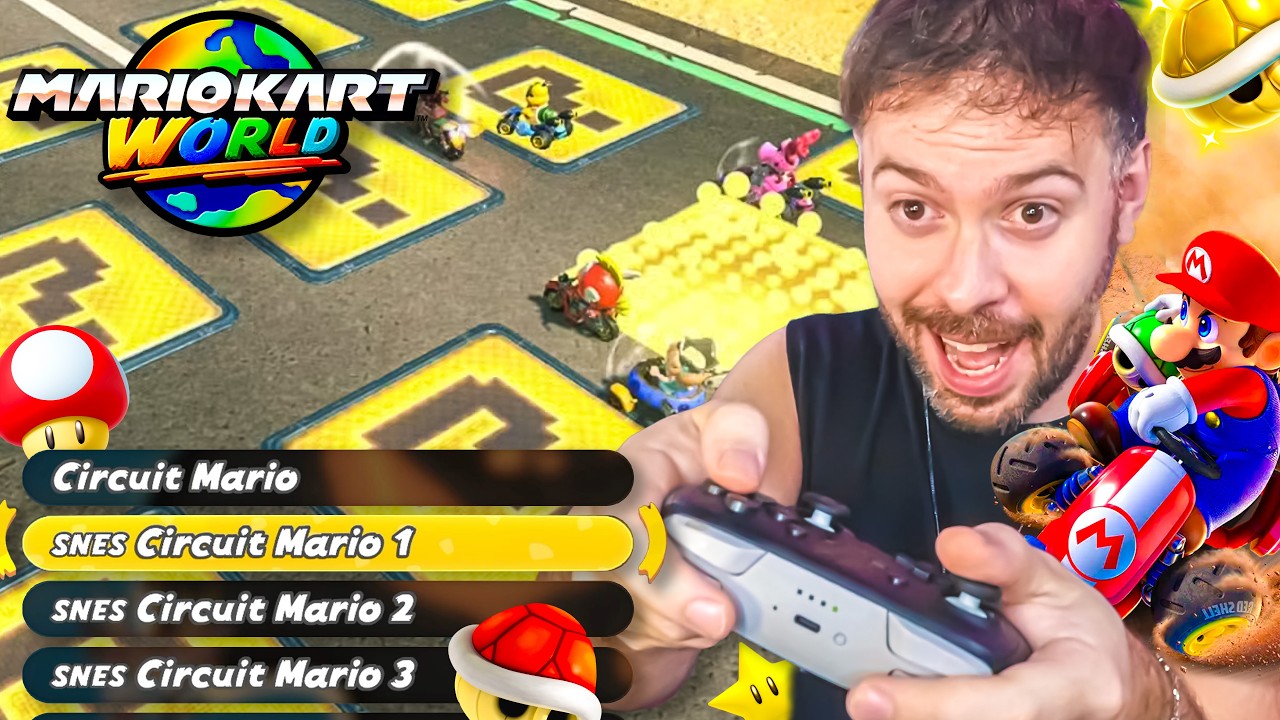 Test des 10 NOUVEAUX CIRCUITS Classic SNES ! - MARIO KART WORLD - Nintendo Switch 2