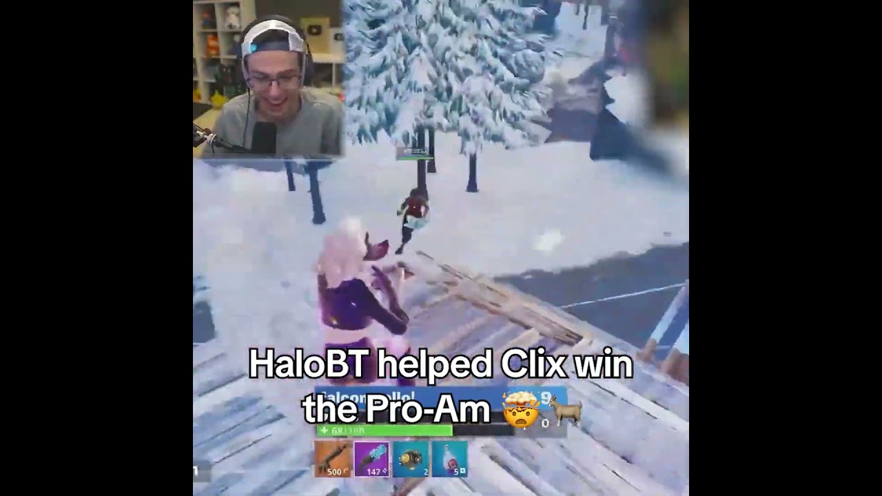 I Believed In Clix & Lacy 🥹 (Twitch - HaloBT) #fyp #halobt #clix #lacy #fortnite