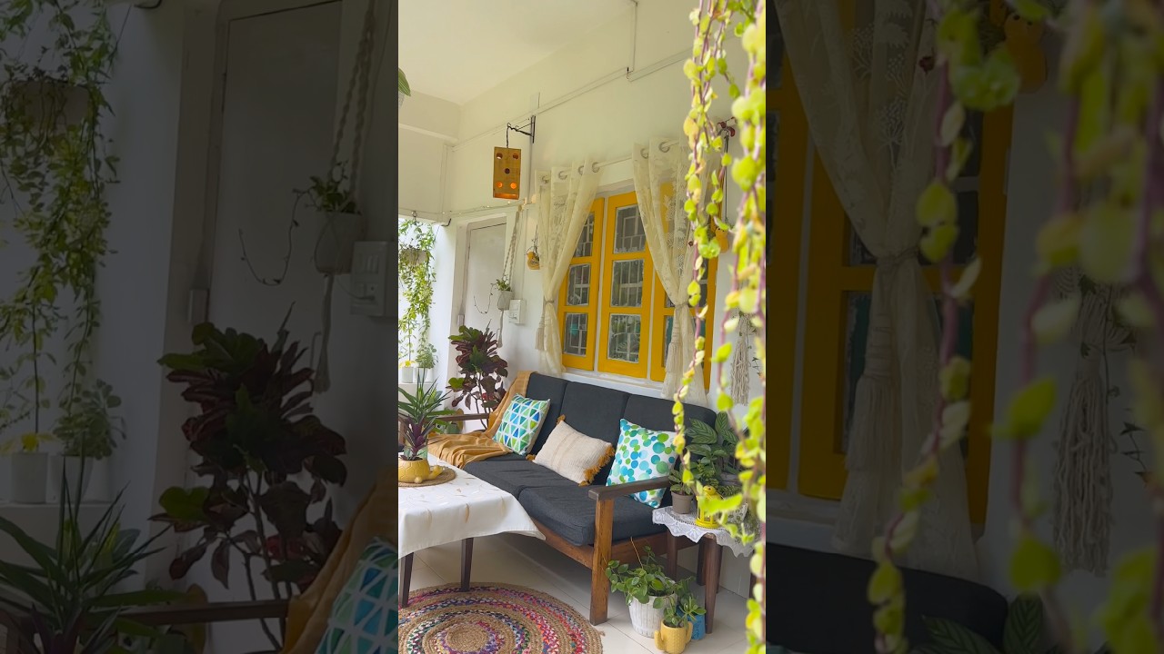 Balcony makeover #shorts Complete video attached