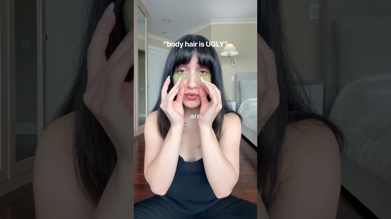 “body hair is ugly”… it’s human. care for your skin using @firstaidbeauty-video #ad