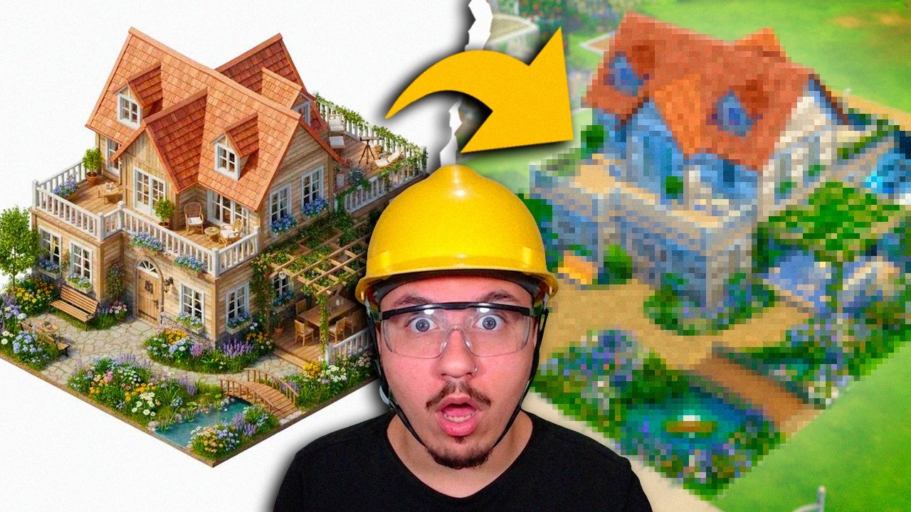 ENCONTREI ESSA CASA no PINTEREST e TENTEI RECRIAR no THE SIMS 4 | Slow Build #07