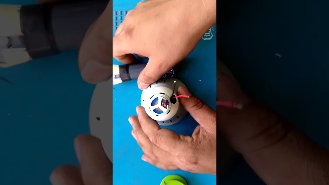 কিভাবে ছোট ফ্যান তৈরি করবেন  পার্ট টু how to make mini fan #electricwithmamun #youtubeshorts #diy
