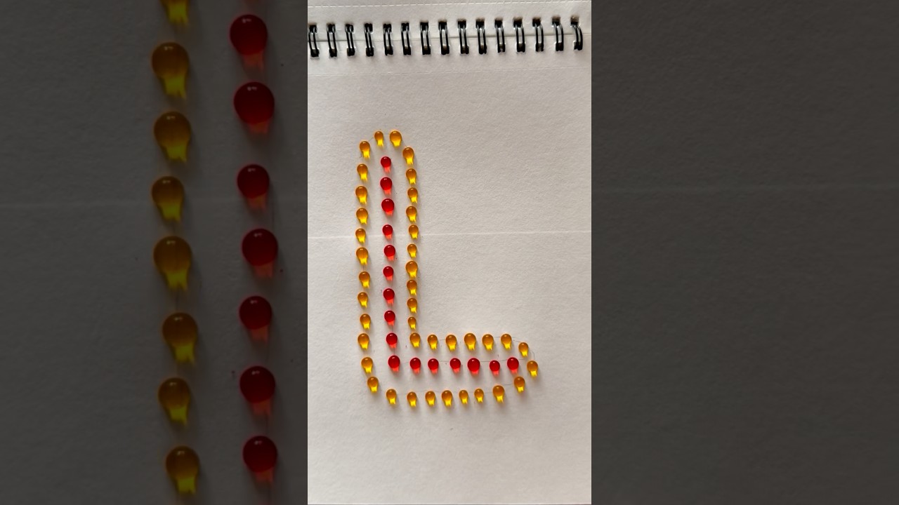 Reverse Water Art #shorts #youtubekids #satisfying #youtubeshorts #art #viralshorts #trending