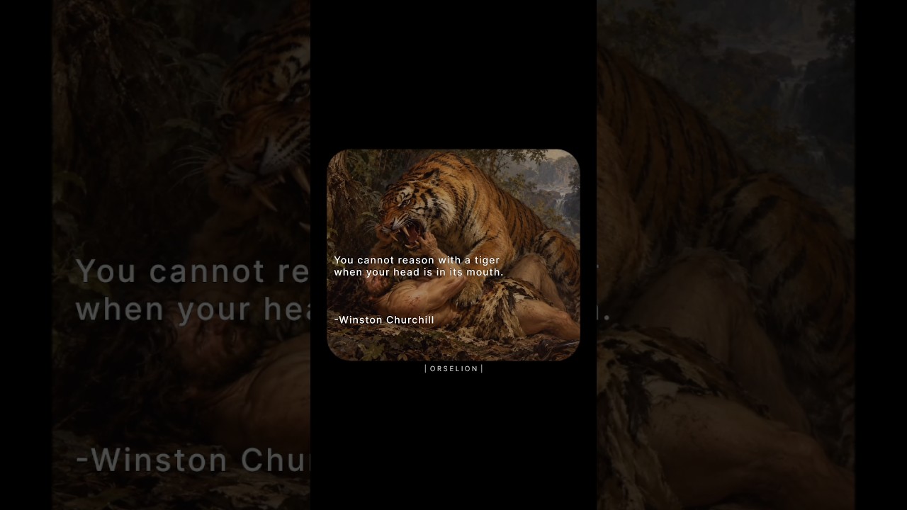 Know when to stop negotiating with danger. #philosophy #quotes