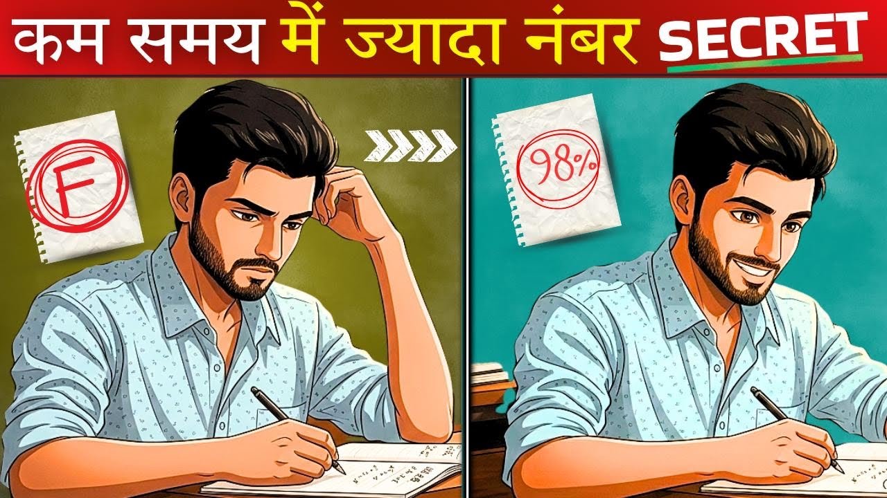कम समय में ज़्यादा नंबर लाने का SECRET तरीका 🔥 Exam Time Tips