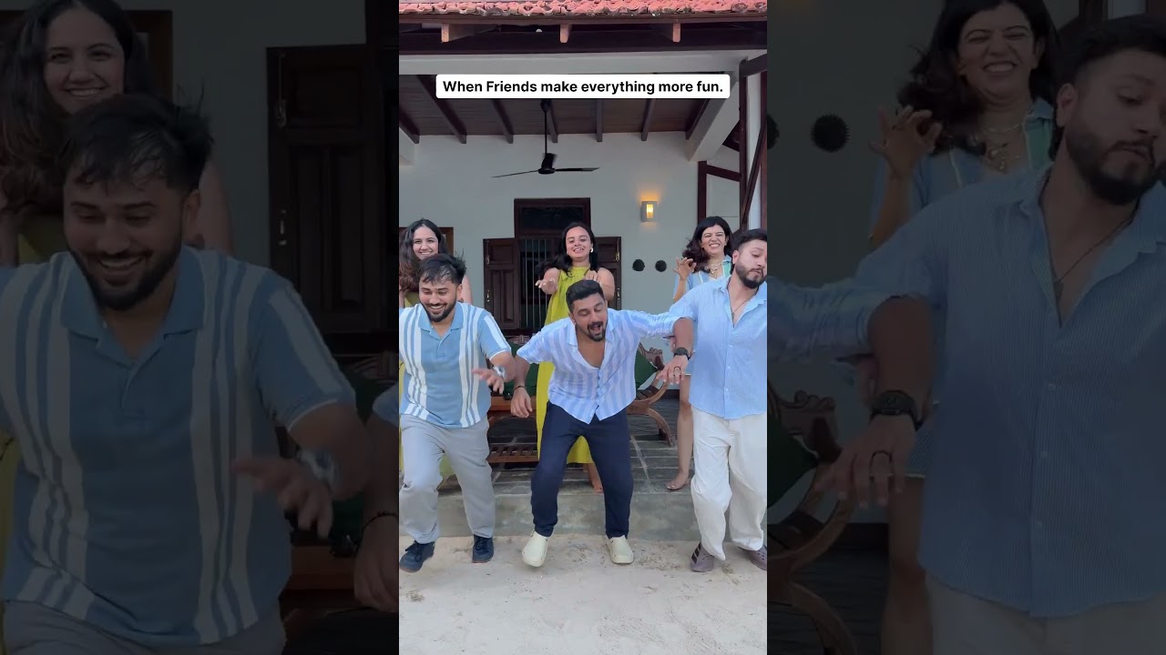 Trip with Friends.💃 #couple #couplegoals #friends #trip #Srilanka #travel #bollywoodsongs #ahangama