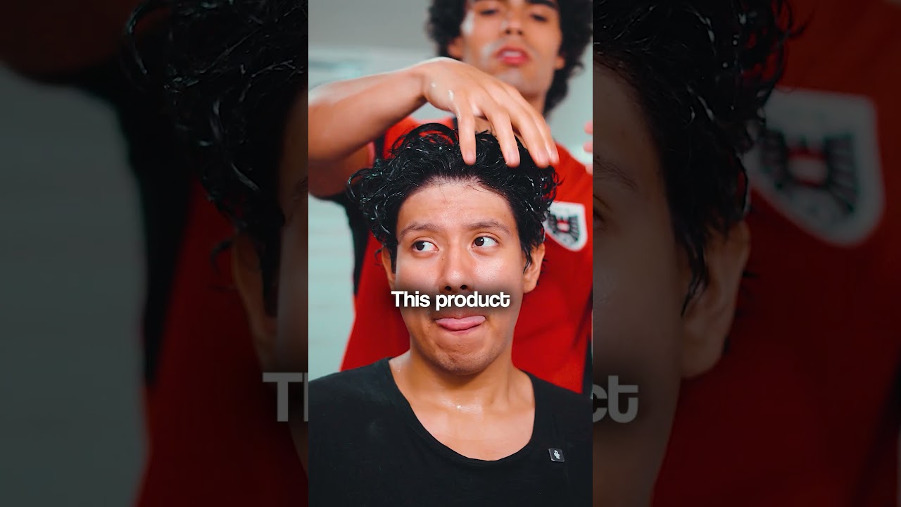 He’s BALD🧑🏽‍🦲Styling my Friends Curly Hair into a Middle Part