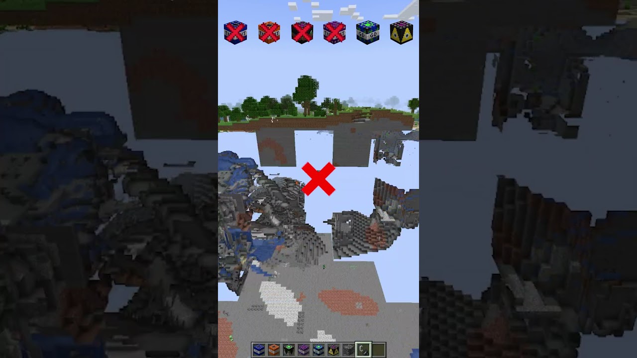 Crashing Bedrock vs Strongest TNT #shorts #minecraft #meme