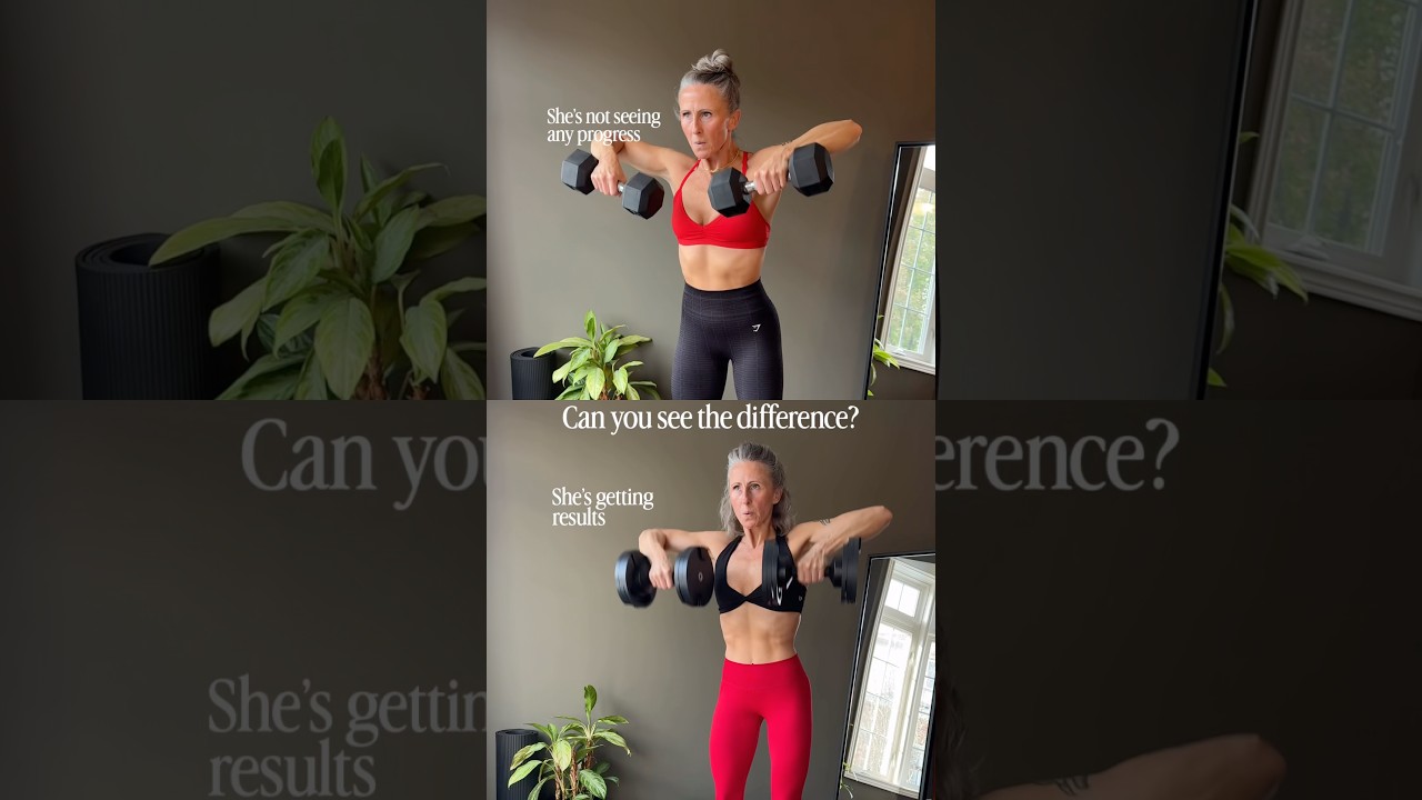 Same strength workout. Completely different results 💪🏻 CEE comments for more