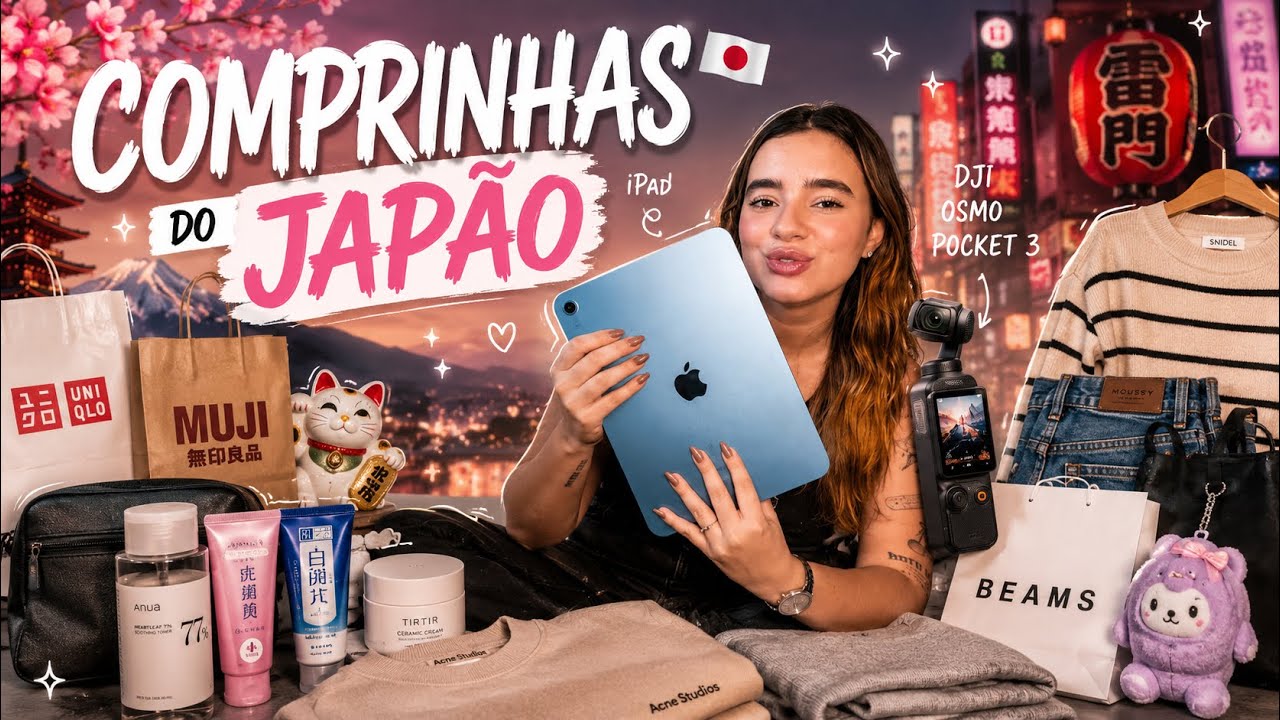 COMPRINHAS DO JAPÃO: eletrônicos, roupas & tênis 🇯🇵