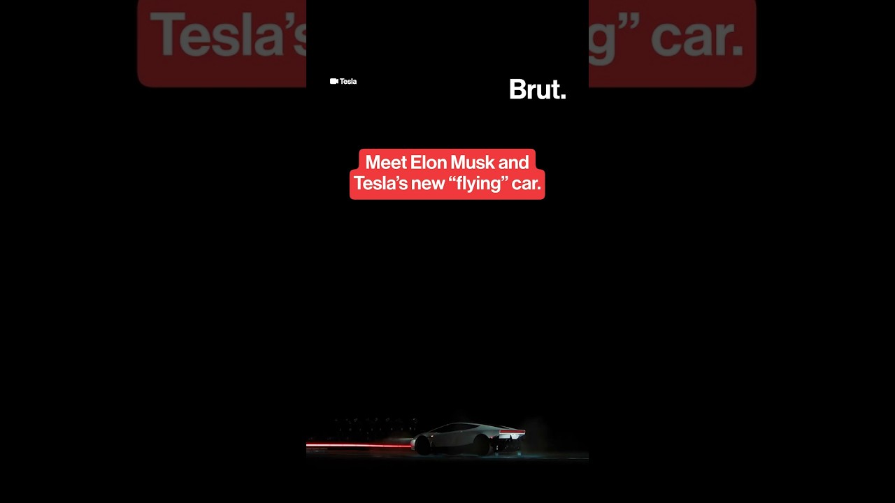 Meet Elon Musk and Tesla’s new “flying” car.