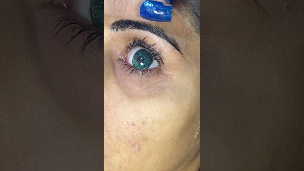 Green lens for bridal #makeup #shorts #youtubeshorts