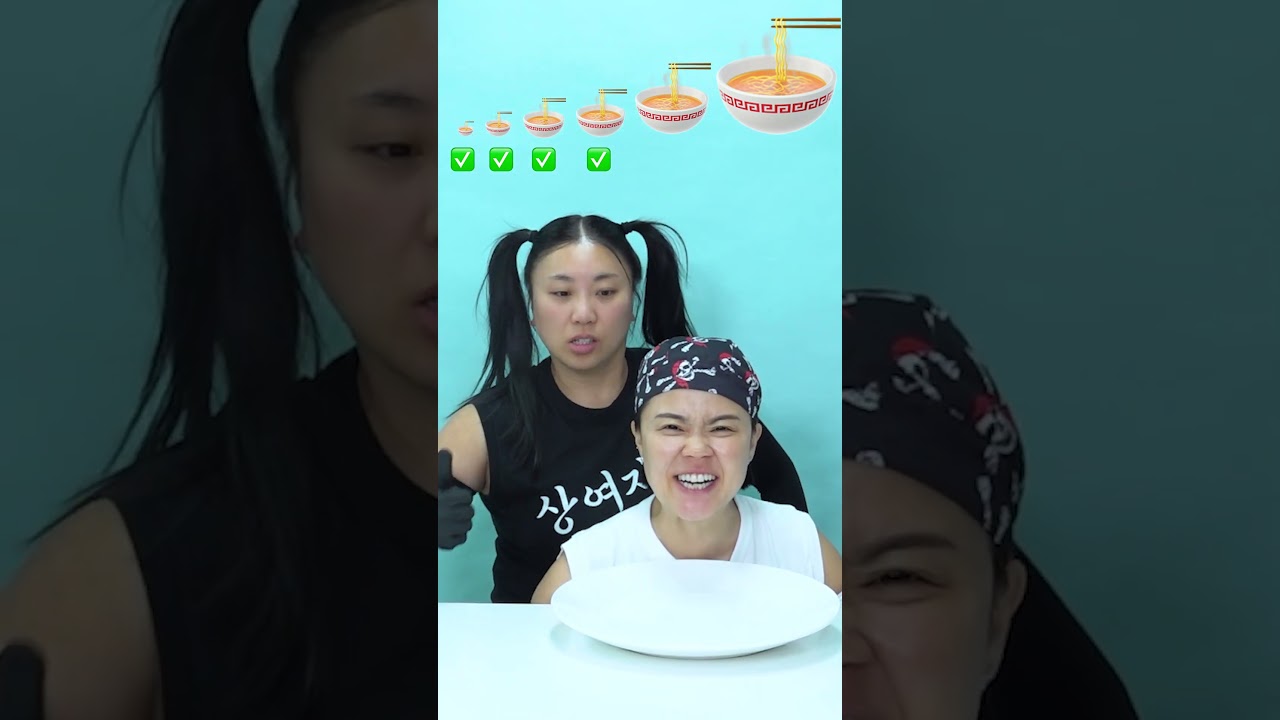 하이유와 상여자들의 불닭볶음면 1~200% 먹방! Fire Spicy Noodles mukbang @table_girls  | HIU 하이유