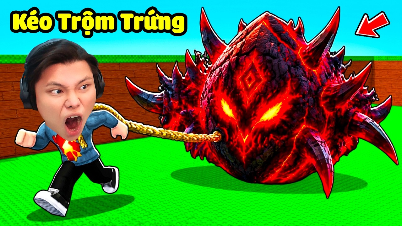 [ROBLOX] JayGray Kéo Trộm Trứng Pull An Egg🤏😜Thử Thách Phá Đảo Cướp 0,001% Trứng Hiếm Của Trẻ Trâu