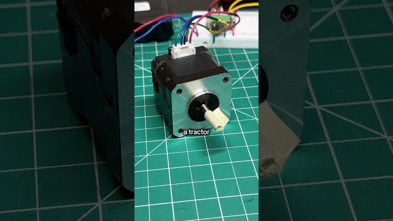 Is this a motor or a TANK?! 😵‍💫 #electronics #enngineering #motor #diy