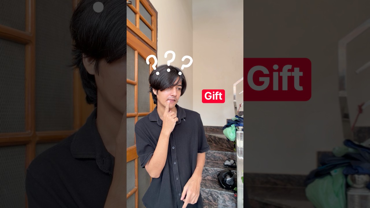 Gift me kya hai?🤣#comedy #familyvlog #minivlog #shorts