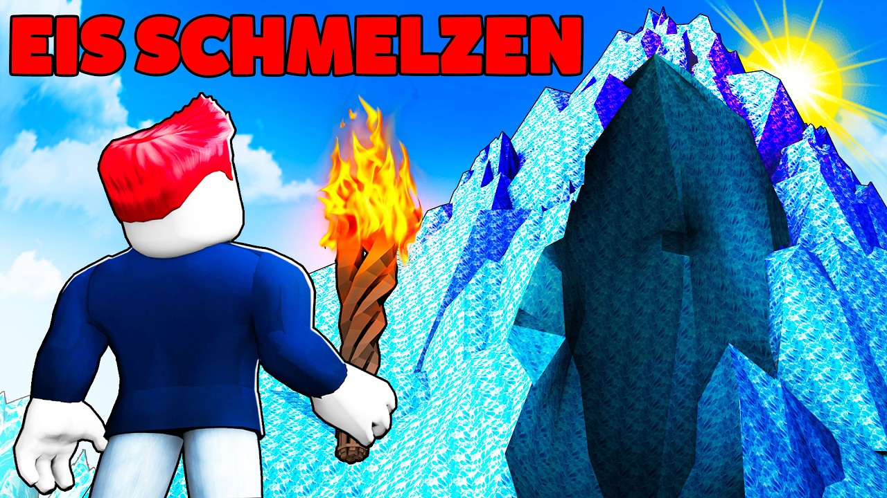 ICH MUSS einen GANZEN EISBERG ABBAUEN! - Roblox