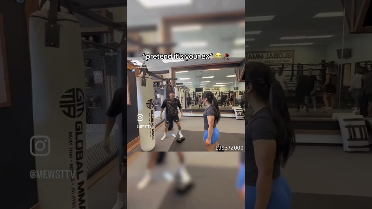 Jealous girlfriend gets mad 😭 #girlfriend #mma #prank #trend #funny