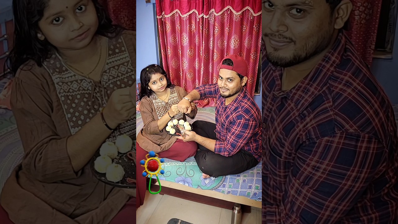 Chhutki Raksha Bandhane ki gift pelo 🫢😱 #foodlover #minivlog #shorts