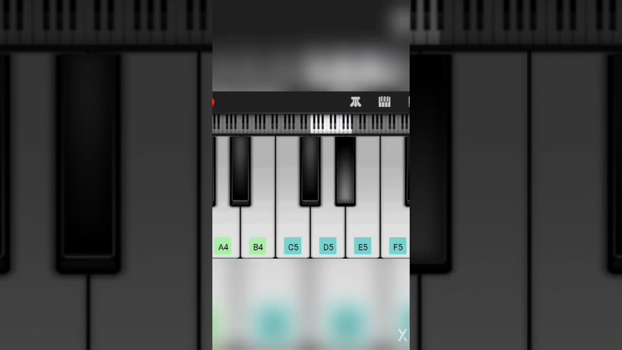 Dil Galti Kar Baitha Hai Piano Notes | Perfect Piano #sorts