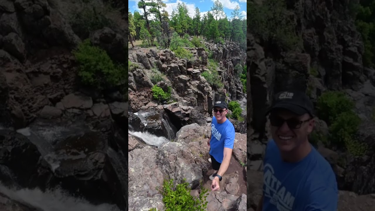 Sycamore Falls comes to life after monsoon storms in northern Arizona