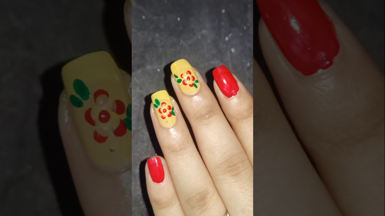 beautiful nailart using toothpick 💅🏻 #nailart #nails #naildesign #nailartwithhouseholditems #shorts