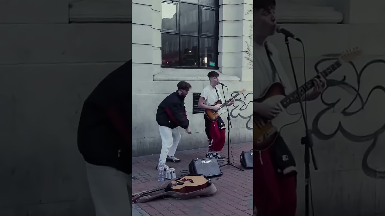 myself and the boy Sam Tompkins needed to make some money to pay for a music video... #busking